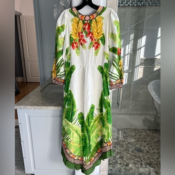 Farm Rio Fresh Forest Midi Dress - Picture 3 of 15